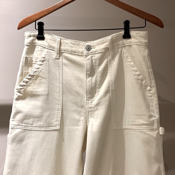 AE Dreamy Drape Woven Super High Waisted baggy wide Leg Pant - Picture 4 of 10